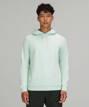 Lululemon City Sweat Pullover Hoodie Erkek Kapşonlu Nane | HYIV-54219