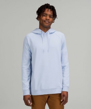 Lululemon City Sweat Pullover Hoodie Erkek Kapşonlu Mavi Bej Rengi | WCUT-74506