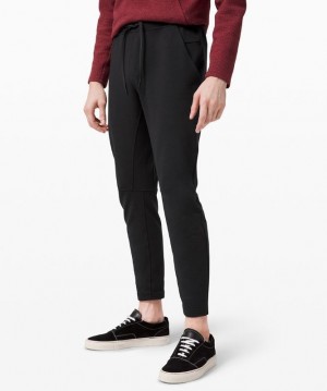 Lululemon City Sweat Slim-Fit Pant Erkek Pantolon Siyah | ETUA-24908