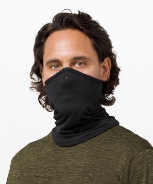 Lululemon Cold Terrain Run Neckwarmer Accessories Fular Siyah | SPXQ-35671