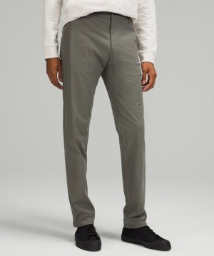 Lululemon Commission Classic-Fit Pant 28 Warpstreme Erkek Pantolon Gri Zeytin Yeşili | QARU-04821