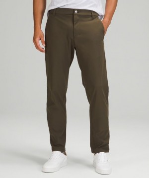 Lululemon Commission Classic-Fit Pant 28 Warpstreme Erkek Pantolon Koyu Zeytin Yeşili | KPBU-65194