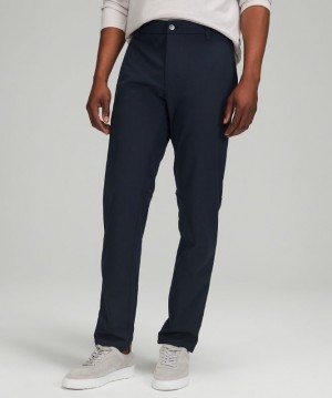 Lululemon Commission Classic-Fit Pant 37 Warpstreme Erkek Pantolon Lacivert | WFXQ-03689