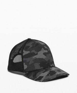 Lululemon Commission Hat Accessories Şapkalar Camo Siyah Siyah | MRCF-04876