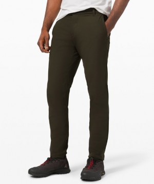 Lululemon Commission Pant Classic 32L Erkek Pantolon Koyu Zeytin Yeşili | YCBH-96243