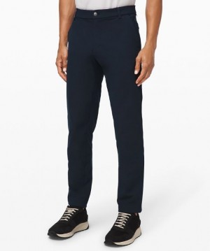 Lululemon Commission Pant Classic 34L Erkek Pantolon Lacivert | INWR-80493