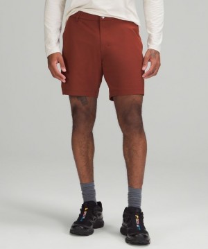Lululemon Commission Short Classic 7 Erkek Şort Kahverengi | POVD-13465