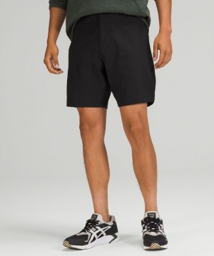 Lululemon Commission Short Classic 7 Erkek Şort Siyah | UWNY-86507
