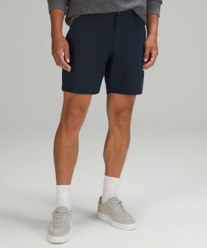 Lululemon Commission Short Classic Warpstreme 7 Erkek Şort Lacivert | SMPT-36710