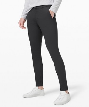 Lululemon Commission Skinny-Fit Pant 32 Warpstreme Erkek Pantolon Obsidian | HQPW-59328