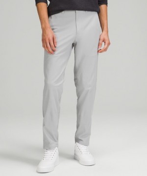 Lululemon Commission Slim-Fit Pant 34 Warpstreme Erkek Pantolon Gümüş | OIRG-12739