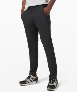 Lululemon Commission Slim-Fit Pant 37 Warpstreme Erkek Pantolon Obsidian | DNOX-29056