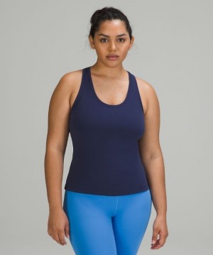 Lululemon Cool RB Short Tank Nulu Kadın Üstler Night Sea | OMAN-90426