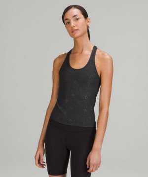 Lululemon Cool RB Short Tank Nulu Kadın Üstler Siyah | YSFA-73806