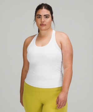 Lululemon Cool RB Short Tank Nulu Kadın Üstler Beyaz | YMLF-38957
