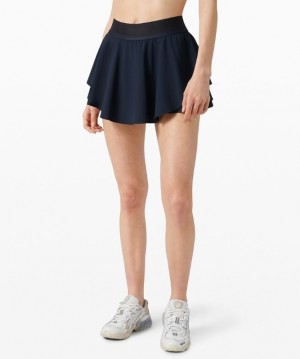 Lululemon Court Rival High-Rise Skirt Kadın Etek Lacivert | JAPD-68372