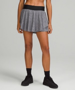 Lululemon Court Rival High-Rise Skirt Kadın Etek Renkli Siyah Siyah | EWJQ-06128