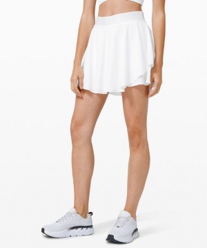 Lululemon Court Rival High-Rise Skirt Long Kadın Etek Beyaz | YCEA-04387