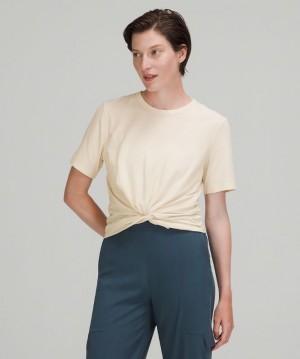 Lululemon Crescent T-Shirt Kadın Üstler Beyaz | FRXM-26480