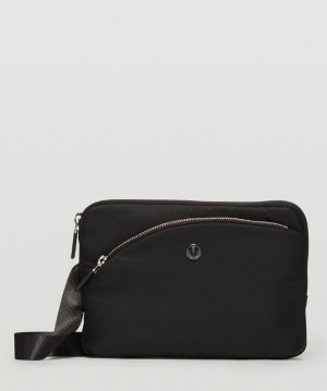 Lululemon Curved Lines Crossbody Bag Accessories Çantası Siyah | SQZO-74362