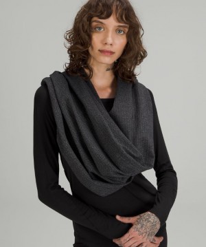 Lululemon Customizable Snap Scarf Accessories Fular Siyah | GAXF-92306