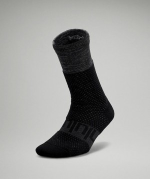 Lululemon Daily Stride Boot Crew Sock Accessories Çorap Siyah | KQHW-79230