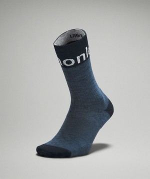 Lululemon Daily Stride Crew Sock Accessories Çorap Mavi | UIWZ-16235