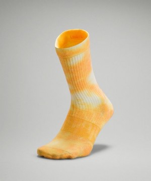 Lululemon Daily Stride Crew Sock Tie Dye Accessories Çorap Clementine | YBSF-65219