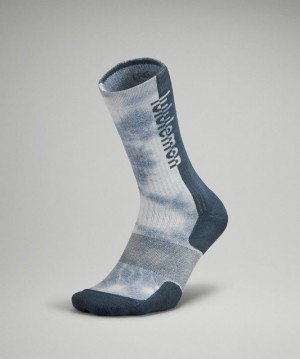 Lululemon Daily Stride Crew Sock Tie Dye Accessories Çorap Mavi | WXLN-35607