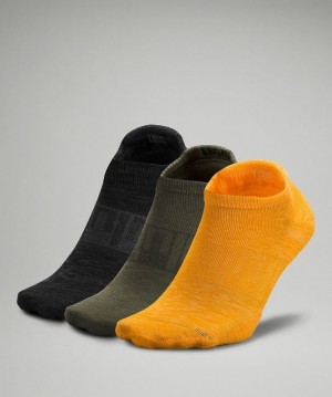 Lululemon Daily Stride Low-Ankle Sock Multi-Colour 3 Pack Accessories Çorap Yeşil Siyah | AGUP-36279