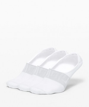 Lululemon Daily Stride No Show Sock 3 Pack Accessories Çorap Beyaz Beyaz Beyaz | JDMX-16247