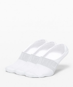 Lululemon Daily Stride No Show Sock 3 Pack Accessories Çorap Beyaz Beyaz Beyaz | EZOL-57013