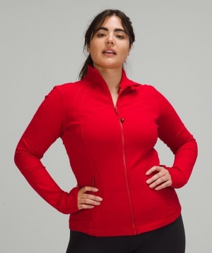 Lululemon Define Jacket Luon Kadın Kapşonlu Koyu Kırmızı | WKLV-43251