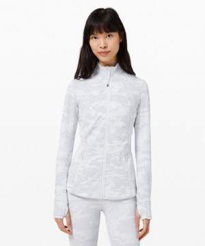 Lululemon Define Jacket Luxtreme Kadın Mont Camo Beyaz | MGUN-53126