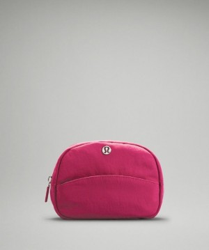 Lululemon Double-Zip Mini Pouch Accessories Çantası Pembe | AUIL-08945