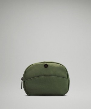 Lululemon Double-Zip Mini Pouch Accessories Çantası Yeşil | VHEK-87193