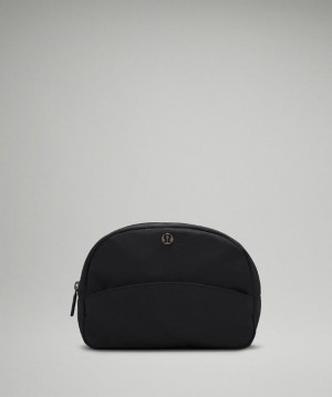 Lululemon Double-Zip Pouch Accessories Çantası Siyah | SJGE-48312