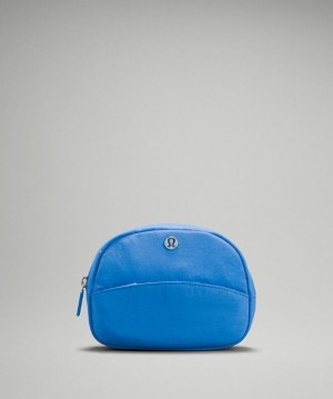 Lululemon Double-Zip Pouch Mini Accessories Çantası Mavi | YXRL-28547