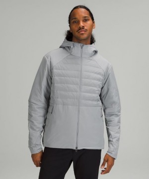Lululemon Down for It All Hoodie Erkek Mont Gri | RIXY-32094