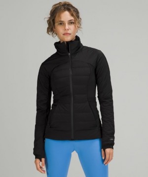 Lululemon Down for It All Jacket Kadın Mont Siyah | MSJL-69723