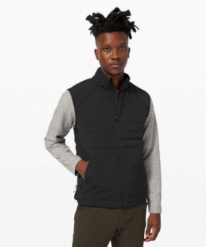 Lululemon Down for It All Vest Erkek Mont Siyah | SKQU-50128