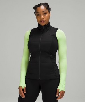 Lululemon Down for It All Vest Kadın Mont Siyah | RAQY-48267