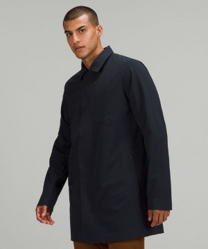 Lululemon Drivers Coat Erkek Mont Lacivert | SEHL-07435