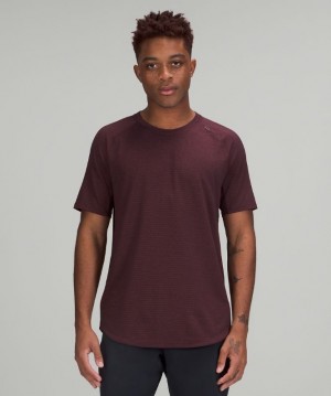 Lululemon Drysense Short Sleeve Erkek Üstler Siyah | GVWZ-69428