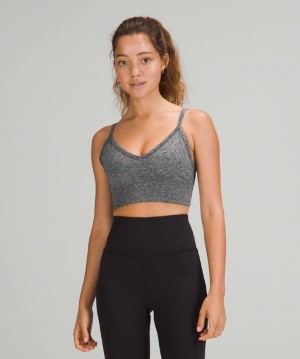 Lululemon Ebb to Street Bra C/D Kadın Spor Sütyeni Siyah Beyaz | FPCK-50761