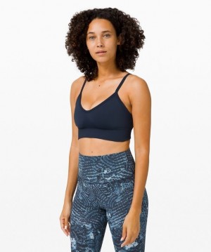 Lululemon Ebb to Street Bra Light Support, C/D Cup Kadın Spor Sütyeni Lacivert | LFXS-83901