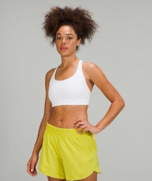 Lululemon Energy Adjustable Bra Medium Support, B Kadın Spor Sütyeni Beyaz | NIAO-95043
