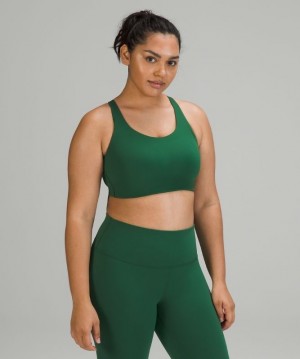 Lululemon Energy Bra High Support Kadın Spor Sütyeni Yeşil | BKHO-45190