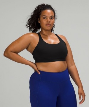 Lululemon Energy Bra Kadın Spor Sütyeni Siyah | XGFZ-80691
