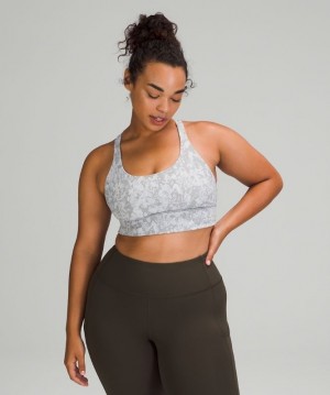 Lululemon Energy Bra Long Line Kadın Spor Sütyeni Camo Renkli | ZCVH-43825